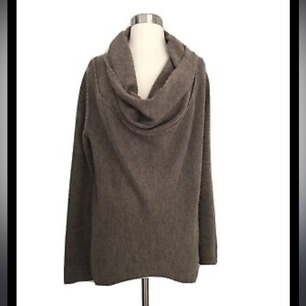 Cashmere alpaca wool vince cowl neck knit sweater designer spring class $450